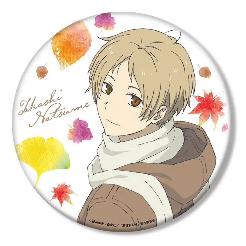 Natsumes Book Of Friends XXL Aufstell-Button Takashi Natsume Leaf Peeping Ver.