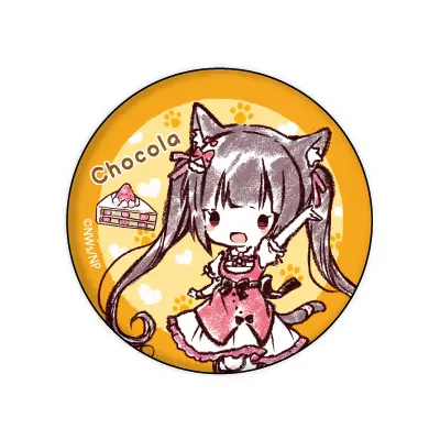 Nekopara GraffArt Button Vol. 1 Chocola