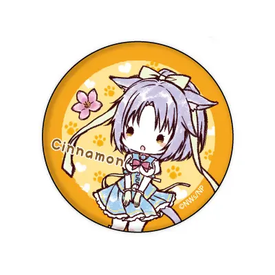 Nekopara GraffArt Button Vol. 1 Cinnamon
