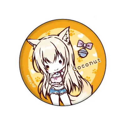 Nekopara GraffArt Button Vol. 1 Coconut