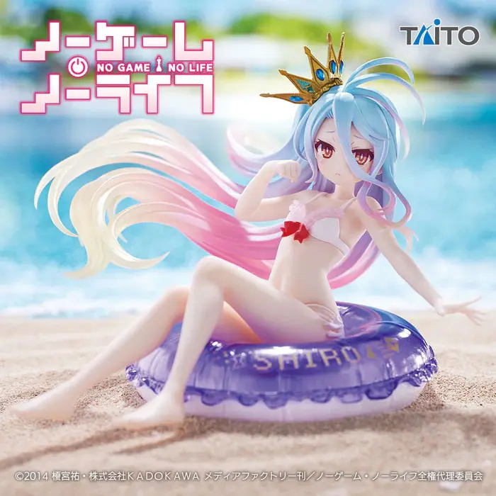No Game No Life Aqua Float Girls PVC Statue Shiro