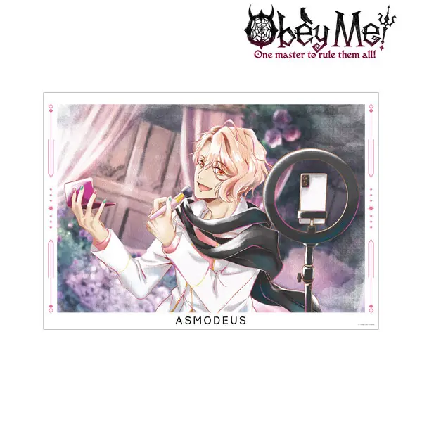 Obey Me! Ani-Art Aqua Label Poster Asmodeus