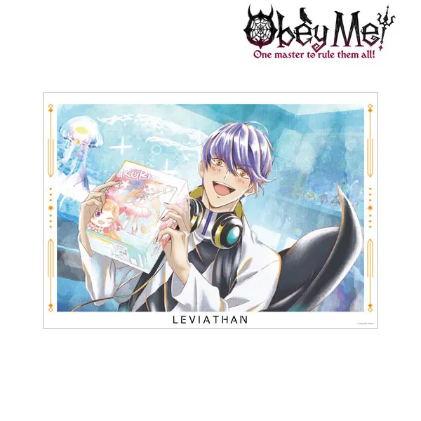 Obey Me! Ani-Art Aqua Label Poster Leviathan