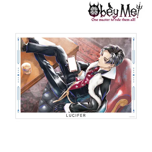 Obey Me! Ani-Art Aqua Label Poster Lucifer