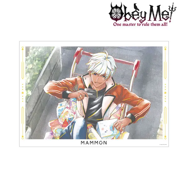 Obey Me! Ani-Art Aqua Label Poster Mammon