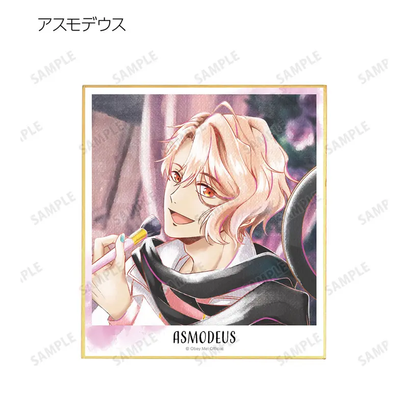 Obey Me! Ani-Art Aqua Label Shikishi Asmodeus
