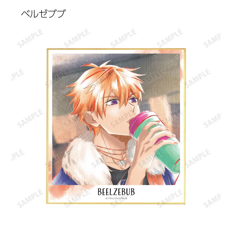 Obey Me! Ani-Art Aqua Label Shikishi Beelzebub