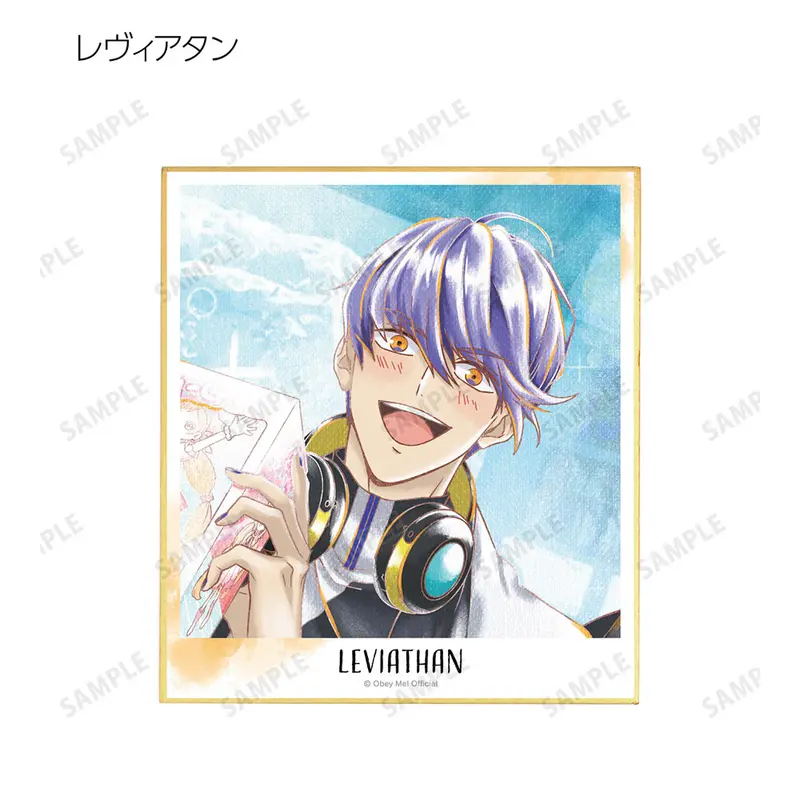 Obey Me! Ani-Art Aqua Label Shikishi Leviathan