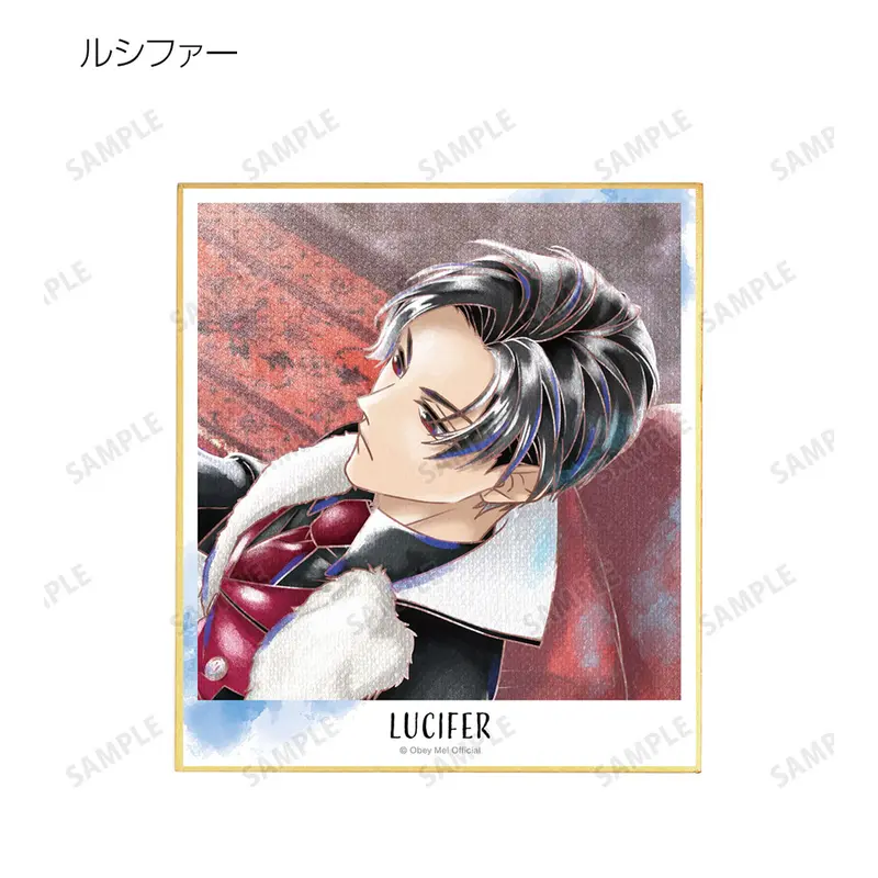 Obey Me! Ani-Art Aqua Label Shikishi Lucifer