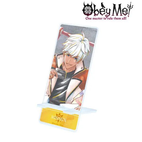 Obey Me! Ani-Art Aqua Label Smartphone Aufsteller Mammon