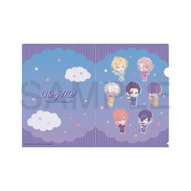 Obey Me! HAPPY 1st Devil Day! Mini Chara Clearfile