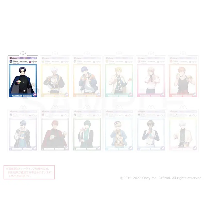 Obey Me! x mixx garden Dokidoki Cafe Meguri in Human World Devilgram Anhänger Lucifer