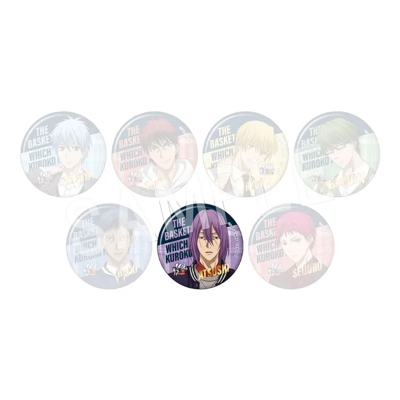 [Odekake Cafe] Kuroko no Basket 10th Anniversary Button Atsushi Murasakibara