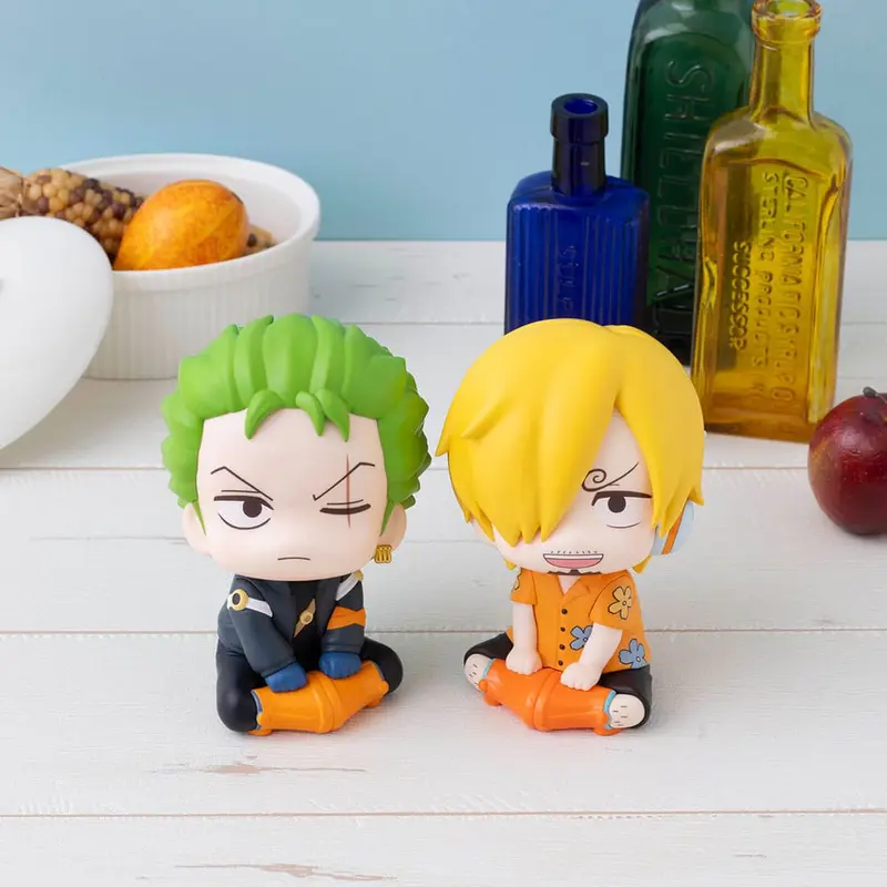 One Piece Look Up PVC Statuen Roronoa Zoro & Sanji Future Island Egghead Ver. 11 cm (with gift)