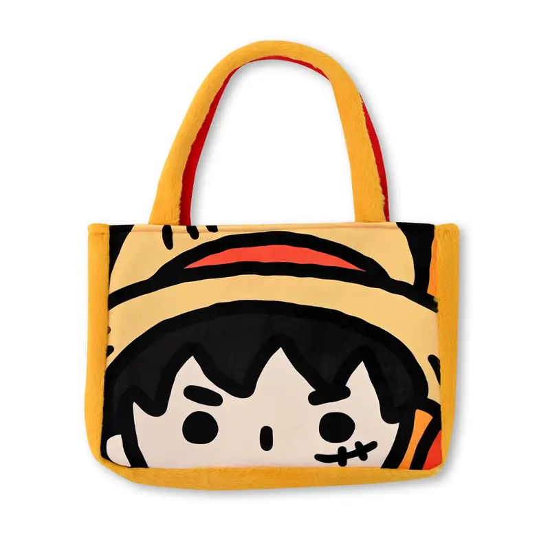 One Piece - Luffy "Egghead" Plüsch Totebag Tasche - 42x30cm - Toei Animation