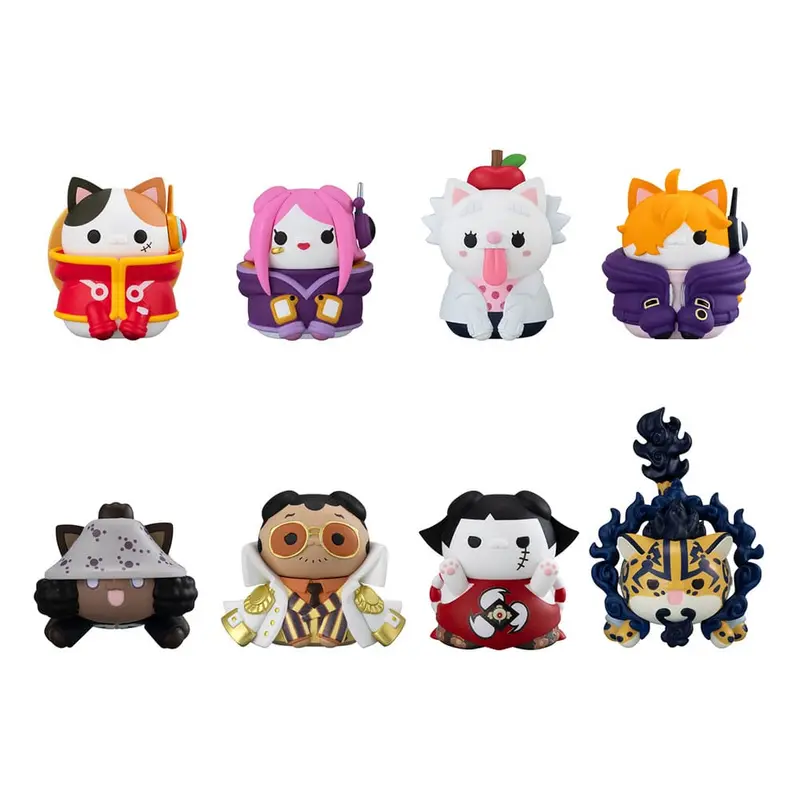 One Piece Mega Cat Project 8 Sammelfiguren Egghead NyanPieceNyan! 3 cm