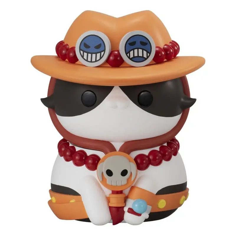 One Piece Mega Cat Project Nyanto! The Big Nyan Piece Series Sammelfigur Portgas D. Ace 10 cm
