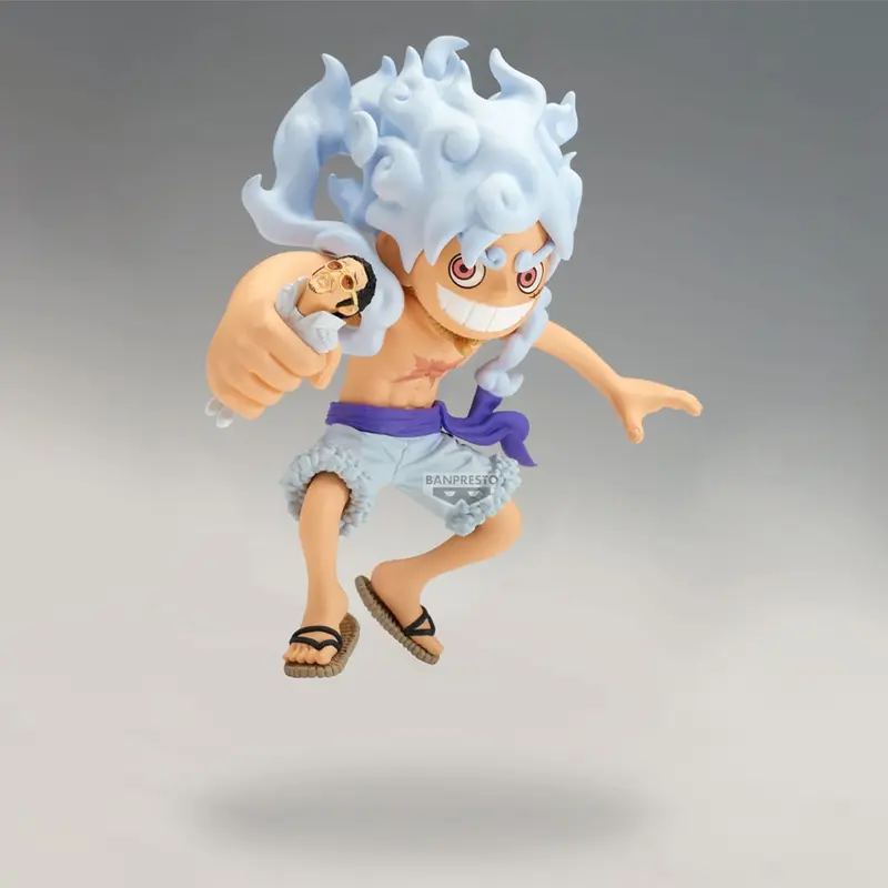 One Piece Mega WCF PVC Statue Monkey D. Ruffy vs Borsalino 13 cm