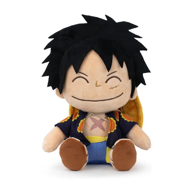 One Piece - Monkey D. Luffy (Dressrosa Outift) - Sitting Plush - 22cm - Barrado