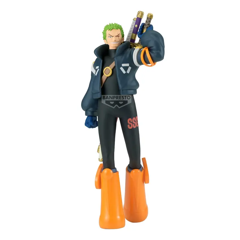 One Piece PVC Statue The Shukko Figure Roronoa Zoro Egghead Ver. 17 cm