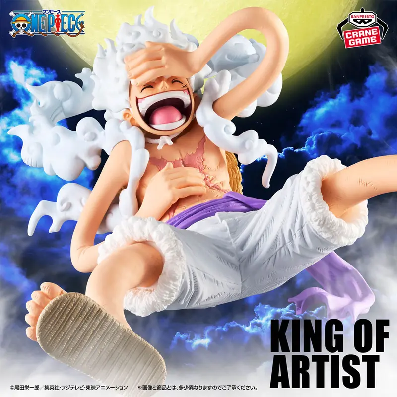 One Piece Ruffy Gear5 Figur - King Of Artist - Banpresto