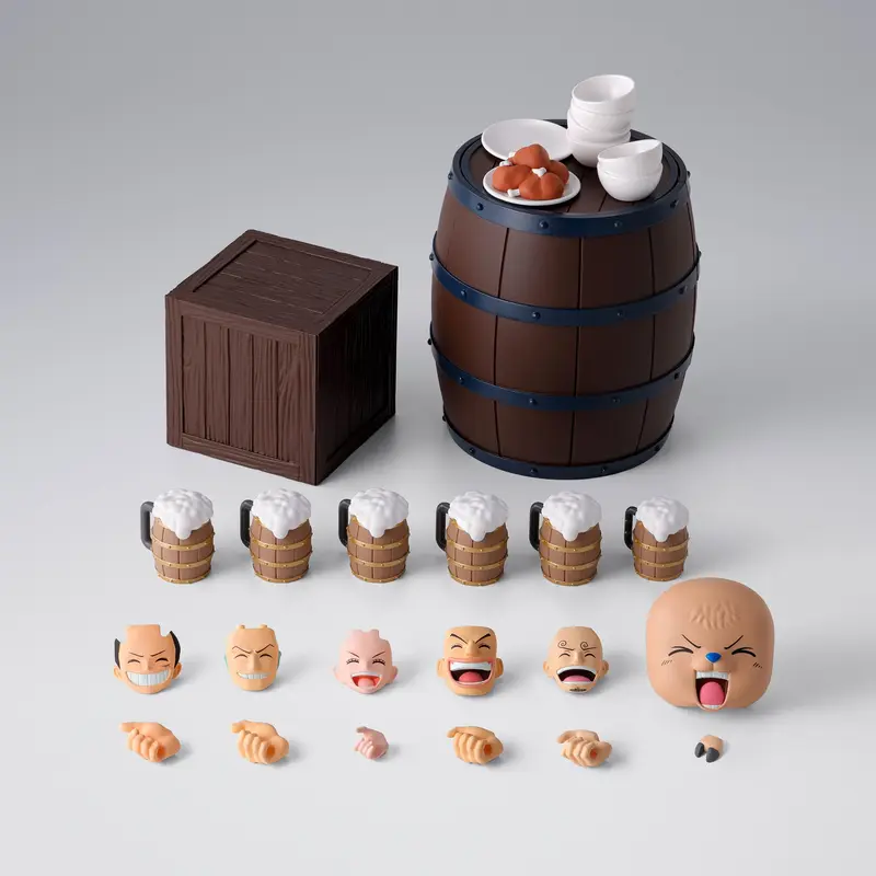 One Piece S.H. Figuarts Zubehör-Set The Straw Hat Crew Party Set