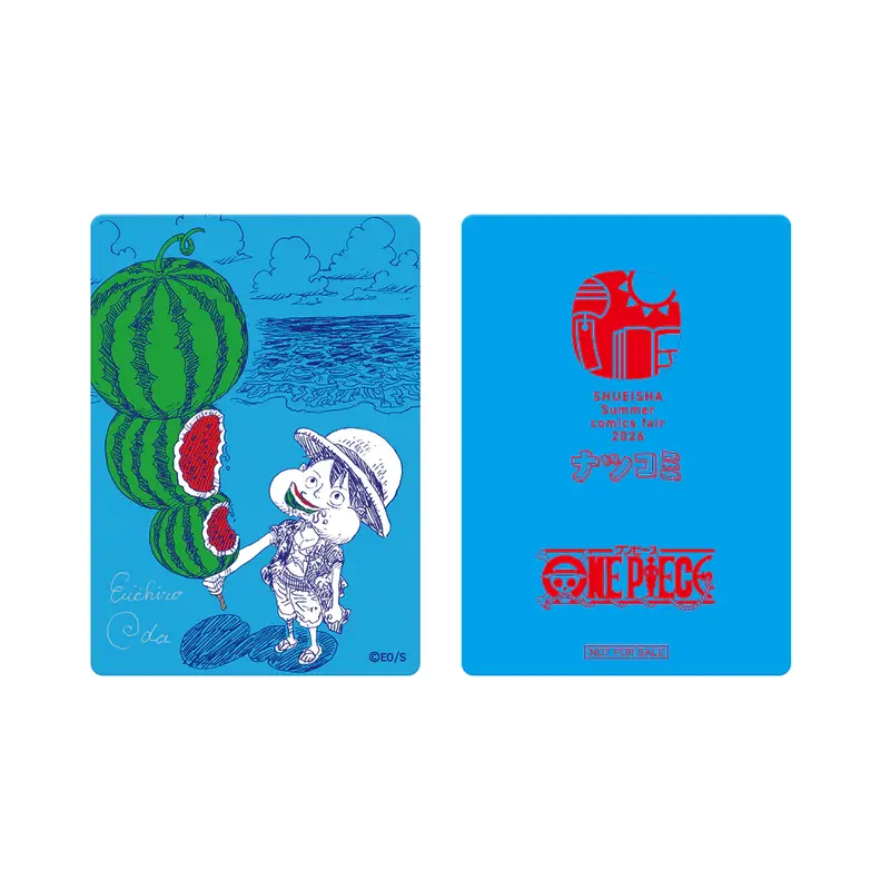 One Piece – Shueisha NatsuComi 2026 – Suica Luffy MetaKira Promo Card – JP