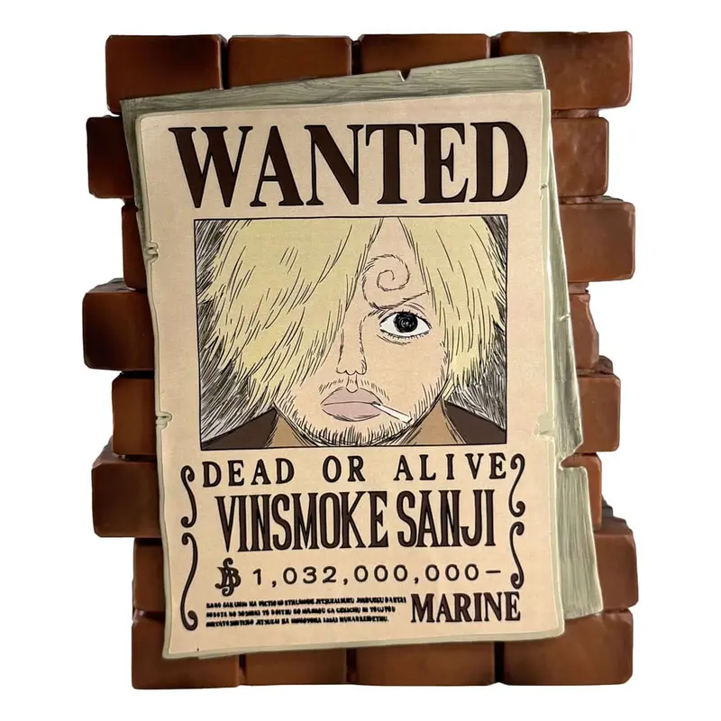 One Piece Spardose Sanji Wanted
