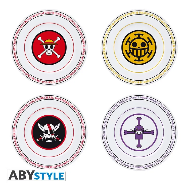 One Piece Tellerset "Emblems"