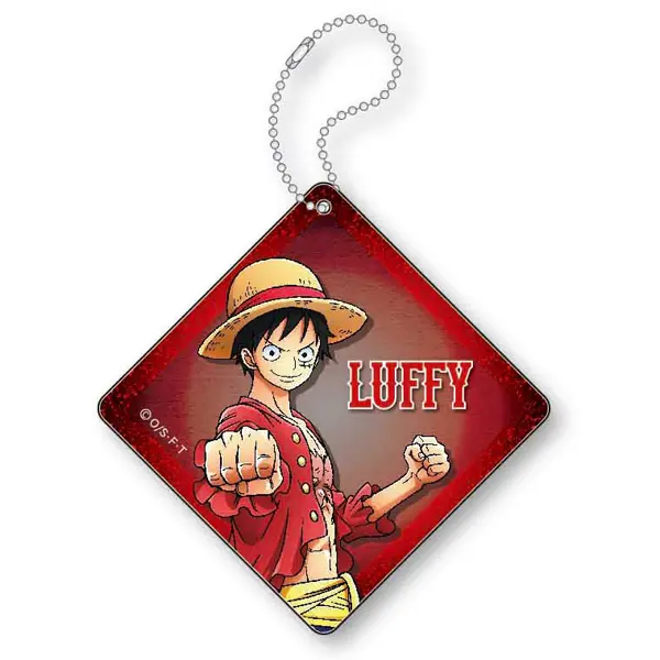 One Piece Vinyl Anhänger/Untersetzer Monkey D. Ruffy (B)