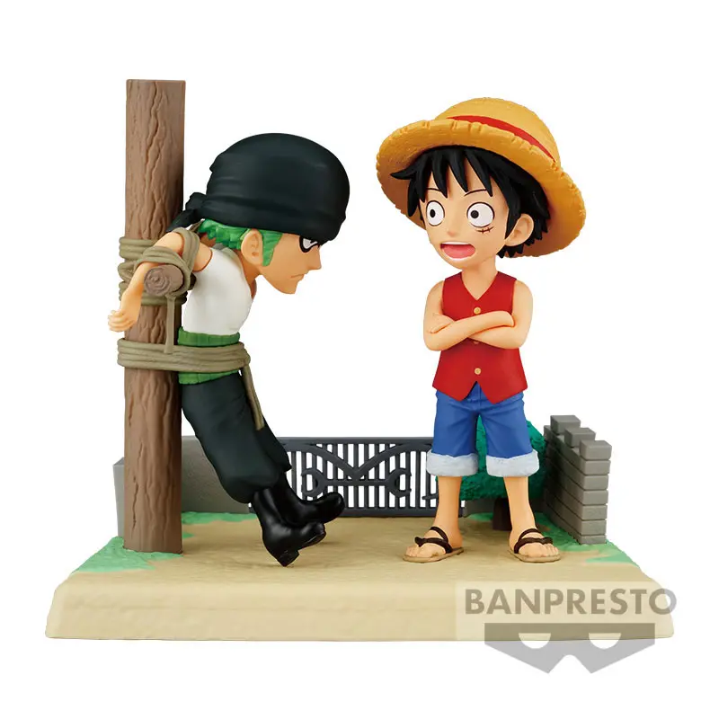 One Piece WCF Log Stories PVC Statue Monkey D. Ruffy & Lorenor Zoro