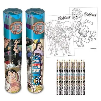 ONE PIECE - Whole Cake Island - Buntstift-Set '2 Poster Inside'