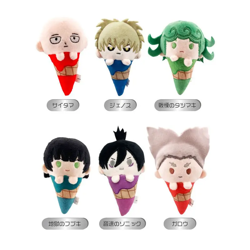 One Punch Man - "Ice-cream cone" Chibi Plüsch-Anhänger - Blind Box - Einzelbox - Tapioca