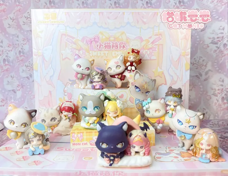 Original Character 8 Sammelfiguren Cat Nizizi-Kitten with you 8 cm