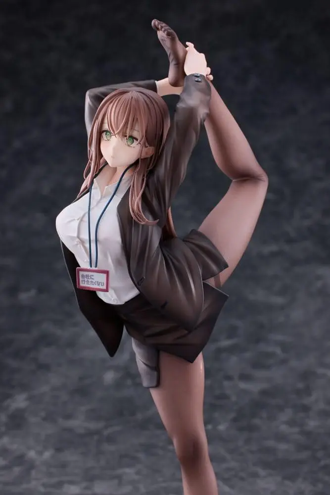 Original Character PVC Statue 1/4 OL-chan Who Doesn't Want to Go to Work White Ver. 26 cm