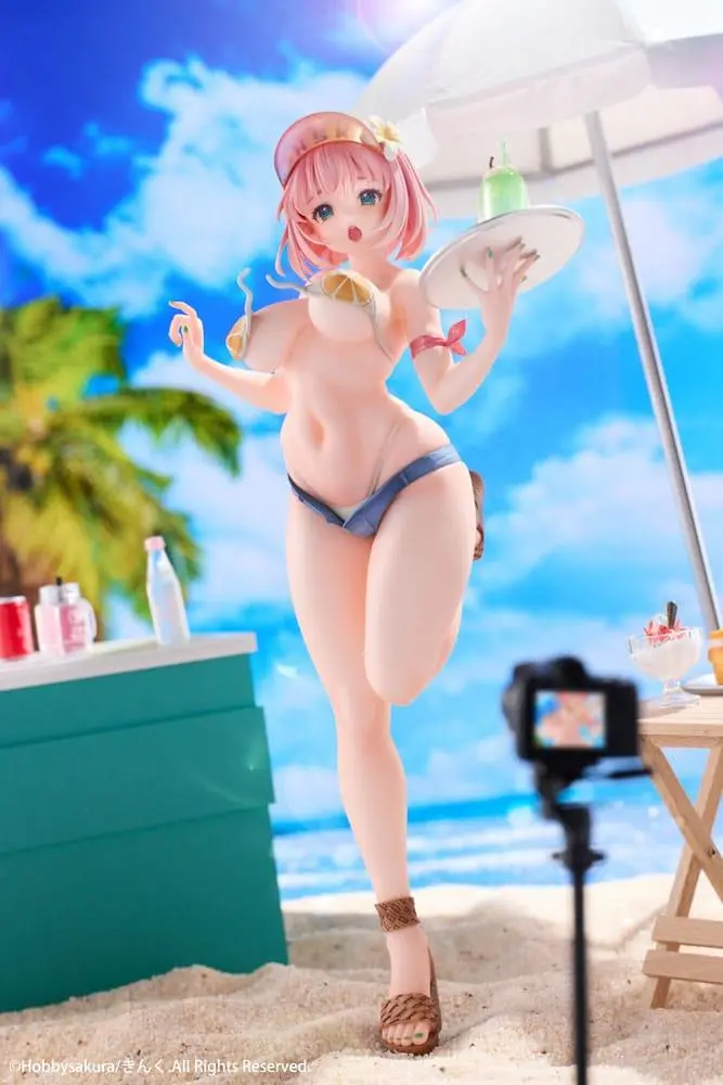 Original Illustration PVC Statue 1/7 Summer Waiter illustration by Kink 25 cm