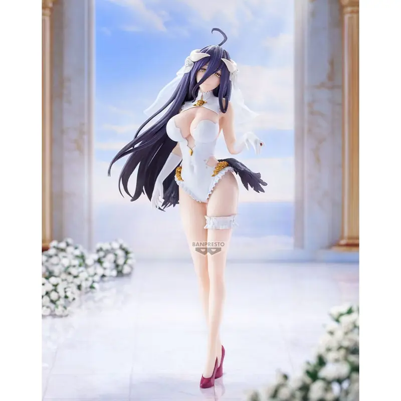Overlord Glitter&Glamours PVC Statue Albedo Wedding Ver. 27 cm