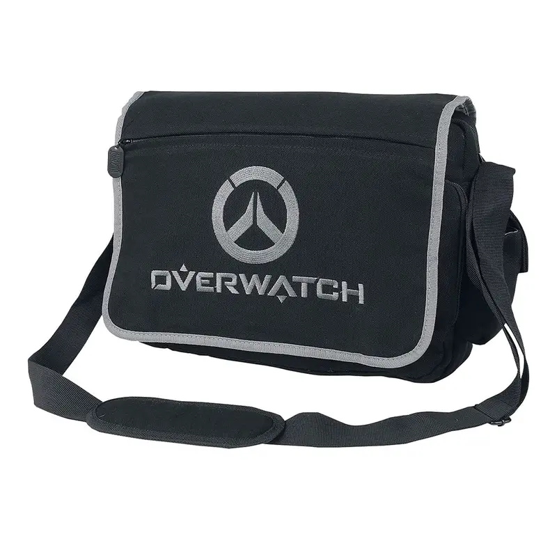 Overwatch - Messenger Bag - Laptoptasche mit Logo - Schwarz - 40x30cm - Gaya