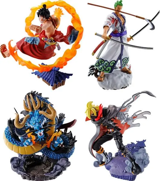 Petitrama Logbox Rebirth Wano Kuni Vol. 1 Set PVC Mini-Statue 9 cm One Piece