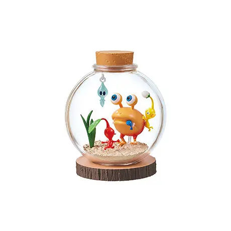 Pikmin Terrarium Collection Re-Ment Figur (3) "Fight"