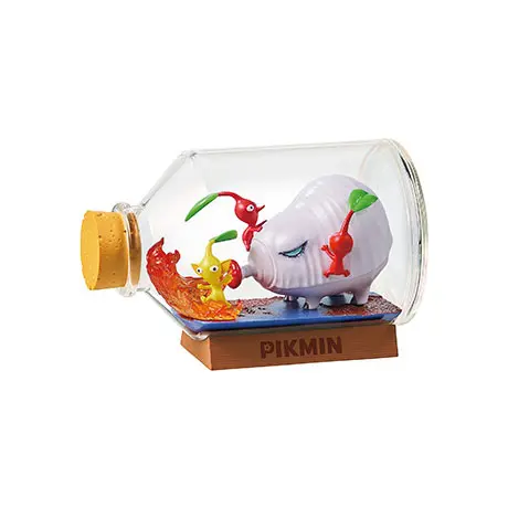Pikmin Terrarium Collection Re-Ment Figur (4) "Resistant To Fire"
