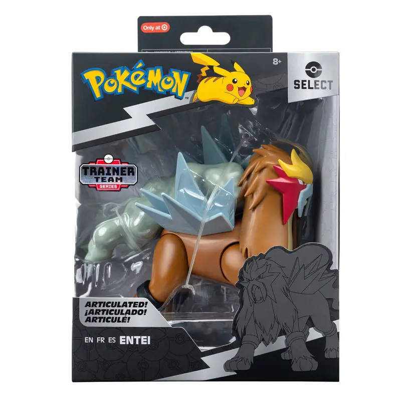 Pokémon 25. Jubiläum Select Actionfigur Entei 15 cm