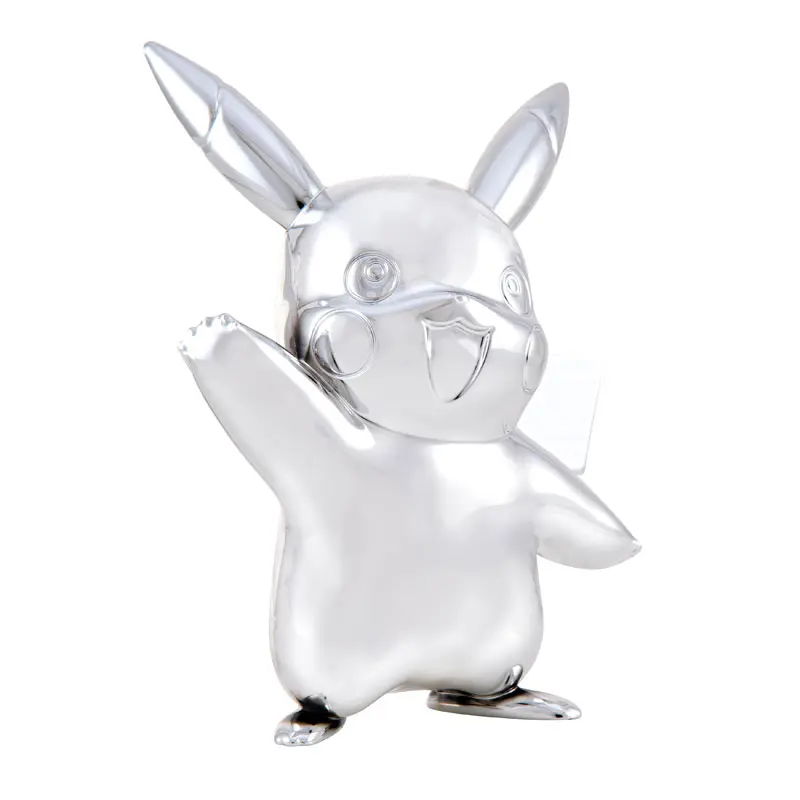 Pokemon 25. Jubiläum Select Battle Minifigur Silber Version Pikachu