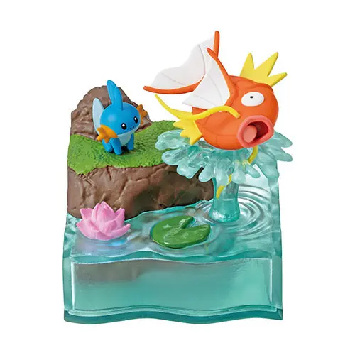 Pokemon Atsumete Hirogaru! Pokemon World 2 Re-Ment Figur (3) Karpador & Hydropi