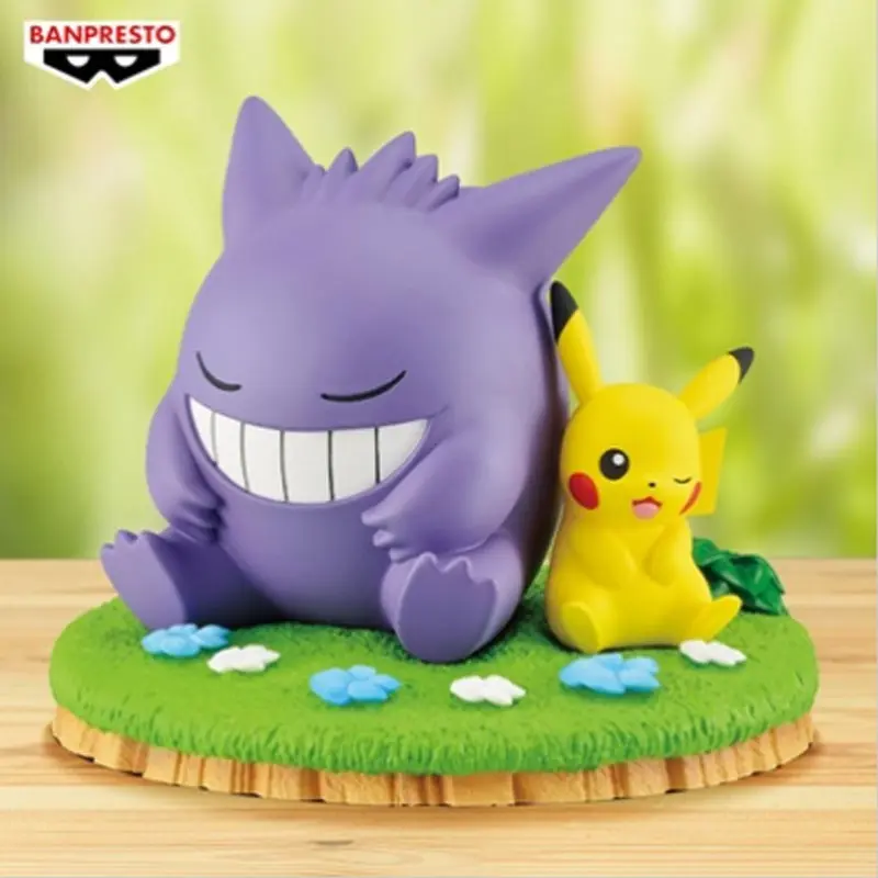 Pokemon Banpresto PVC Statue Pikachu und Gengar 8 cm