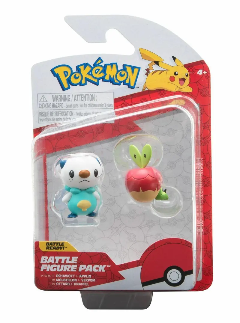 Pokémon Battle Figure Set Figuren 2er-Pack Knapfel, Ottaro