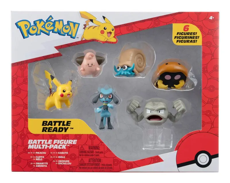 Pokémon Battle Figure Set Figuren 6er-Pack #7