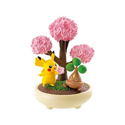 Pokemon Bonsai Collection Vol. 2 Re-Ment Figur (1) Pikachu & Mobai