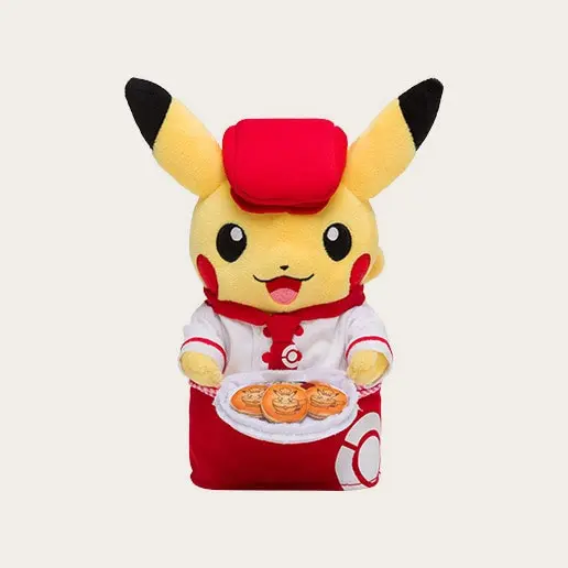 Pokemon Cafe Plüschfigur Waitress Pikachu *Limited*
