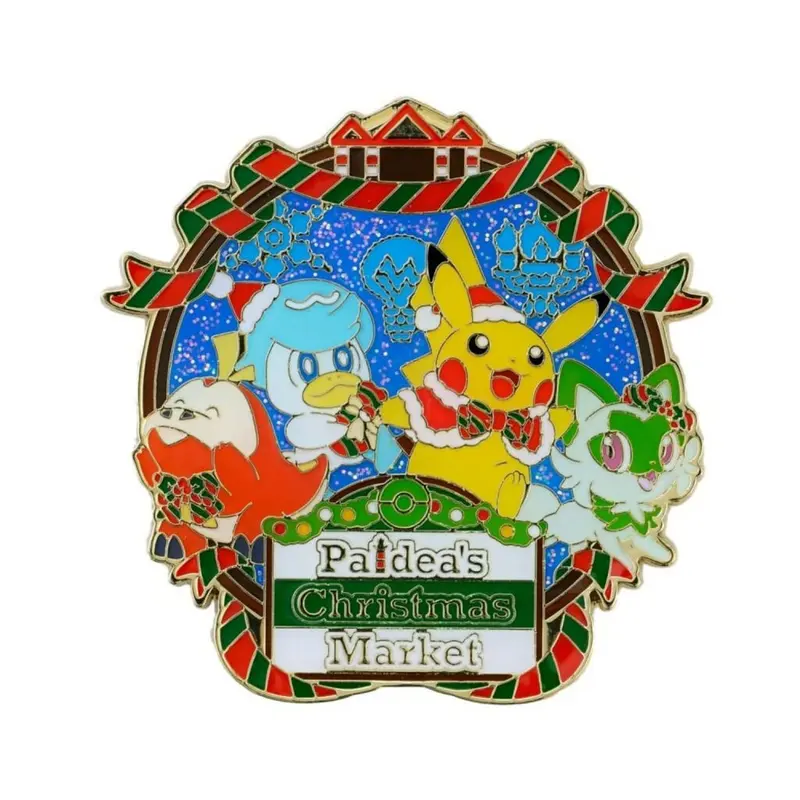 [Pokemon Center] Paldea's Christmas Market Metall-Pin